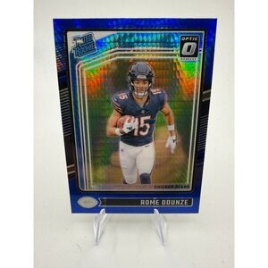 2024 Panini Donruss Optic Prizm Rated Rookie Rome Odunze Chicago Bears